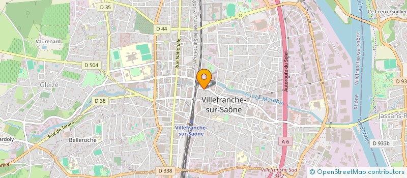 localisation de l'entreprise MONSIEUR CHRISTIAN RUKUNDO à VILLEFRANCHE-SUR-SAONE