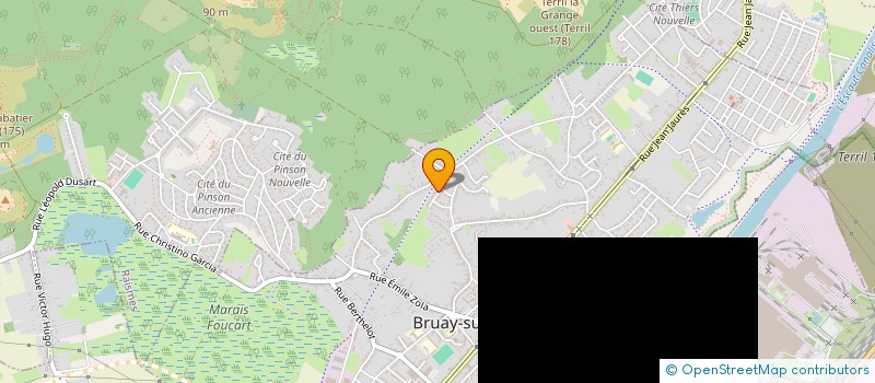 localisation de l'entreprise MONSIEUR CHRISTIAN SABLON  BRUAY-SUR-L'ESCAUT