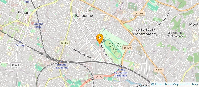 localisation de l'entreprise MONSIEUR CHRISTIAN SABOUKOULOU  EAUBONNE