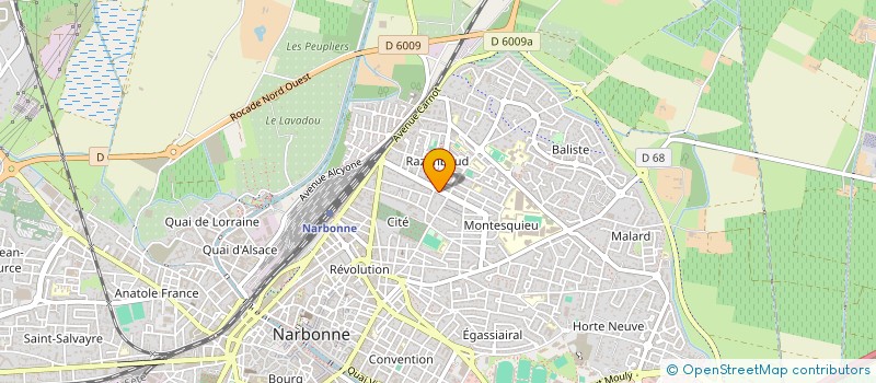 localisation de l'entreprise MONSIEUR CHRISTIAN SABRE à NARBONNE