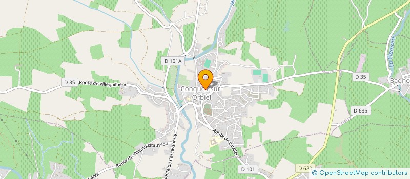 localisation de l'entreprise MONSIEUR CHRISTIAN SACAVIN à CONQUES-SUR-ORBIEL