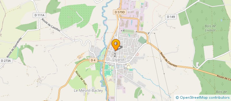 localisation de l'entreprise MONSIEUR CHRISTIAN SACQUET  SAINT-PIERRE-EN-AUGE