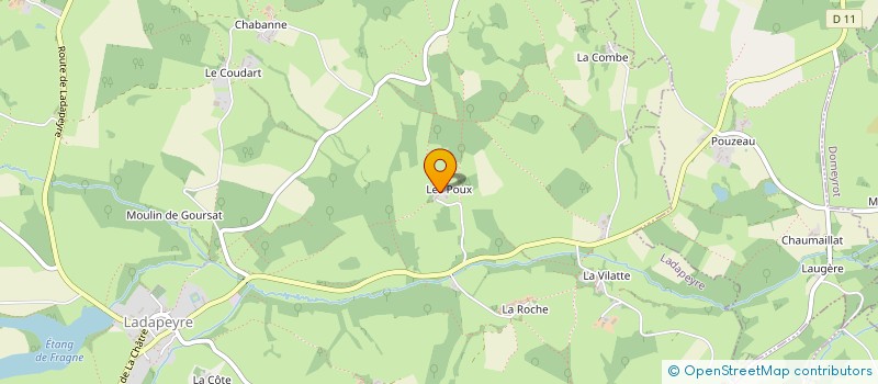 localisation de l'entreprise MONSIEUR CHRISTIAN SADOINE  LADAPEYRE