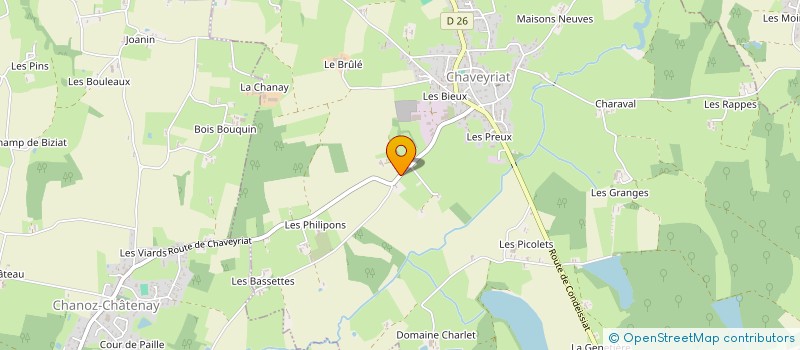 localisation de l'entreprise MONSIEUR CHRISTIAN SAGRADO MARTIN à CHAVEYRIAT
