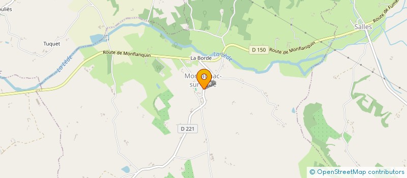 localisation de l'entreprise MONSIEUR CHRISTIAN SAINT-BEAT  LACAPELLE-BIRON