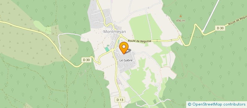 localisation de l'entreprise MONSIEUR CHRISTIAN SAINT MARTIN à MONTMEYAN