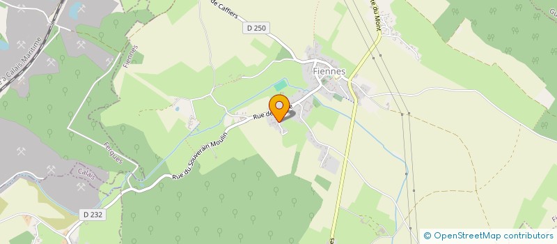 localisation de l'entreprise MONSIEUR CHRISTIAN SAINT MAXENT  FIENNES