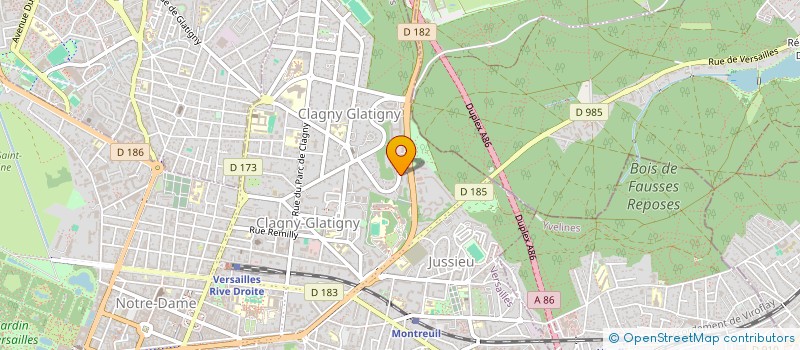 localisation de l'entreprise MONSIEUR CHRISTIAN SAINT-SUPERY à VERSAILLES