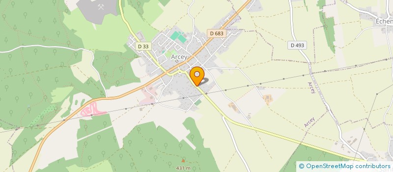 localisation de l'entreprise MONSIEUR CHRISTIAN SAINTY  ARCEY