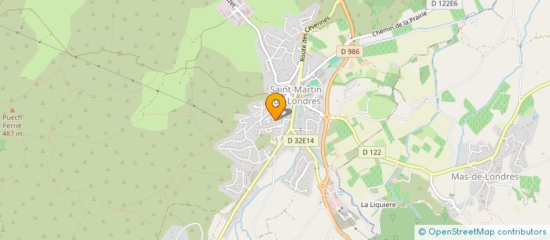 localisation de l'entreprise MONSIEUR CHRISTIAN SALA  SAINT-MARTIN-DE-LONDRES