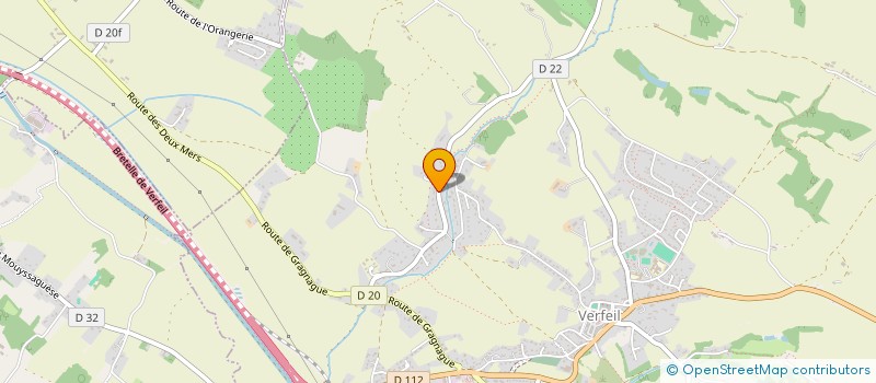 localisation de l'entreprise MONSIEUR CHRISTIAN SALA  VERFEIL