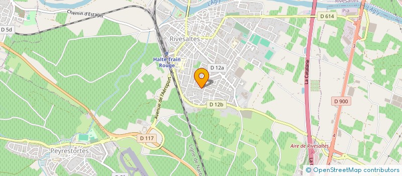 localisation de l'entreprise MONSIEUR CHRISTIAN SALADIN  RIVESALTES