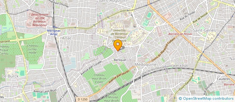 localisation de l'entreprise MONSIEUR CHRISTIAN SALARDAINE à BORDEAUX