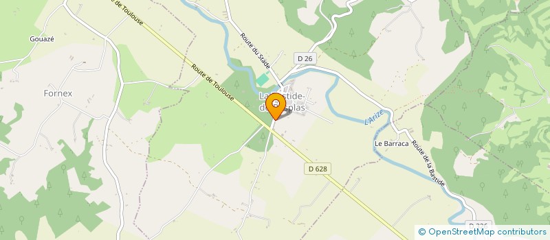 localisation de l'entreprise MONSIEUR CHRISTIAN SALESSES à LA BASTIDE-DE-BESPLAS