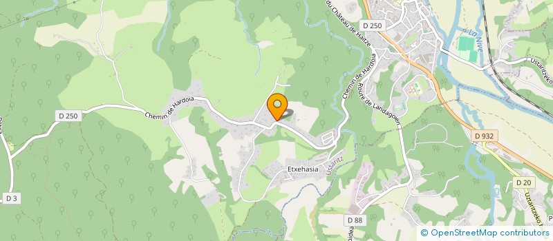 localisation de l'entreprise MONSIEUR CHRISTIAN SALLABERRY  USTARITZ