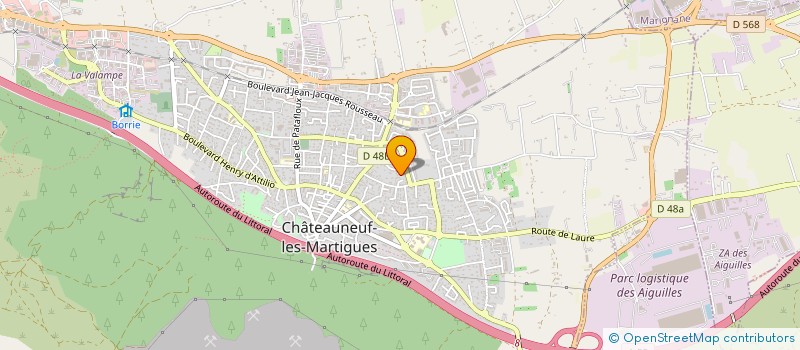 localisation de l'entreprise MONSIEUR CHRISTIAN SALVETAT  CHATEAUNEUF-LES-MARTIGUES