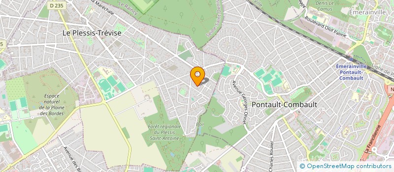 localisation de l'entreprise MONSIEUR CHRISTIAN SAMOYAULT  LE PLESSIS-TREVISE