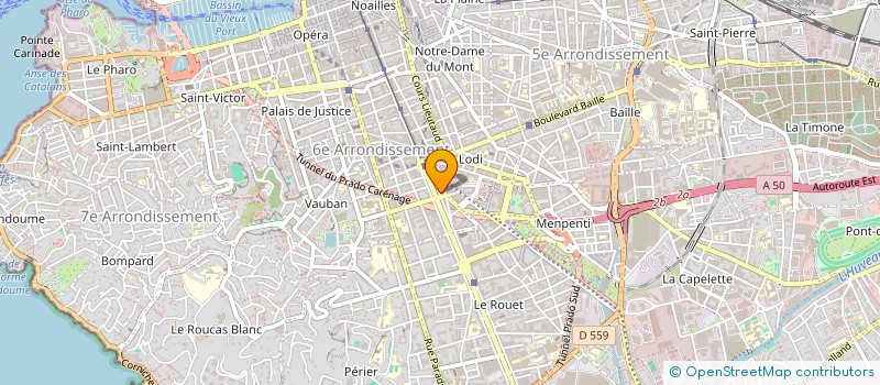localisation de l'entreprise MONSIEUR CHRISTIAN SANCHEZ à MARSEILLE