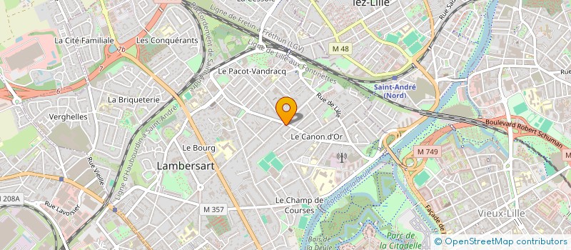 localisation de l'entreprise MONSIEUR CHRISTIAN SANCHEZ à LILLE