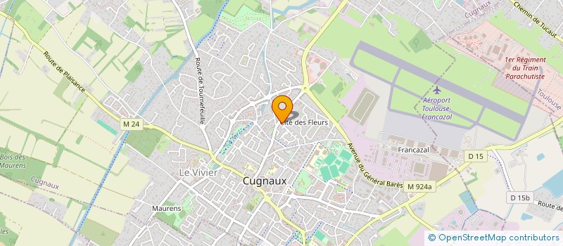 localisation de l'entreprise MONSIEUR CHRISTIAN SANCHEZ à CUGNAUX