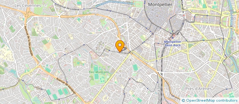 localisation de l'entreprise MONSIEUR CHRISTIAN SANTANDER à MONTPELLIER