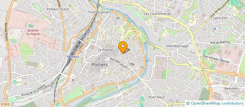 localisation de l'entreprise MONSIEUR CHRISTIAN SANTI à POITIERS