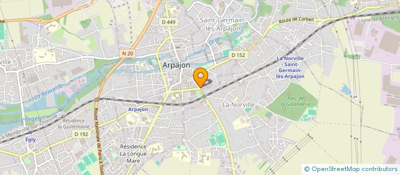 localisation de l'entreprise MONSIEUR CHRISTIAN SANTOUL à ARPAJON