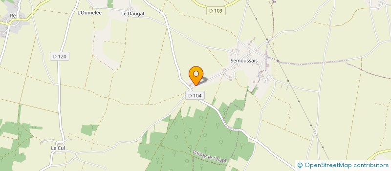 localisation de l'entreprise MONSIEUR CHRISTIAN SARDET  PAIZAY-LE-CHAPT