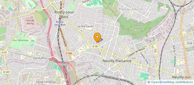 localisation de l'entreprise MONSIEUR CHRISTIAN SARIHAN à ROSNY-SOUS-BOIS