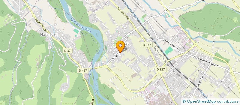 localisation de l'entreprise MONSIEUR CHRISTIAN SARRAILLE  ASSAT