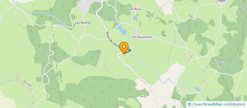 localisation de l'entreprise MONSIEUR CHRISTIAN SATRIN  BUSSET