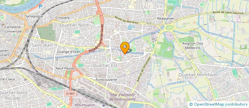 localisation de l'entreprise MONSIEUR CHRISTIAN SAULNIER  AVIGNON