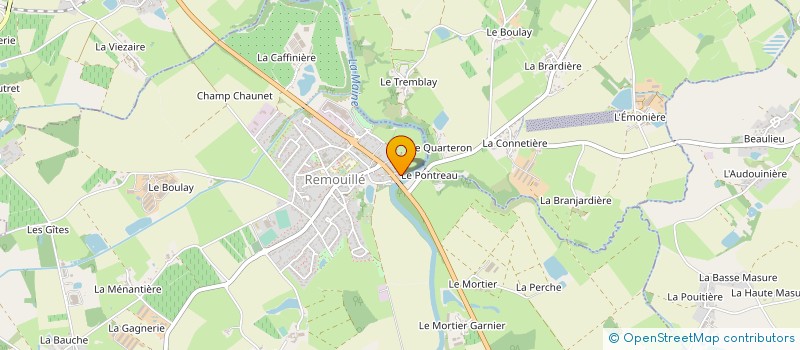 localisation de l'entreprise MONSIEUR CHRISTIAN SAUVAGET à REMOUILLE