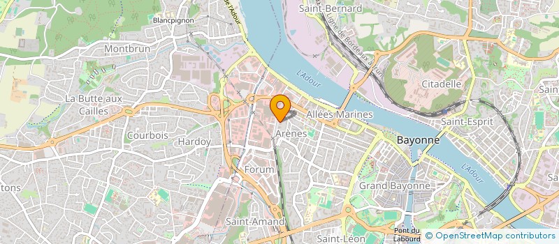 localisation de l'entreprise MONSIEUR CHRISTIAN SAUVAITRE à BAYONNE