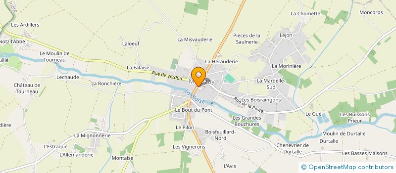 localisation de l'entreprise MONSIEUR CHRISTIAN SAUVESTRE à MARTIZAY
