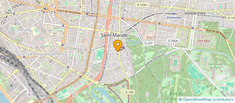 localisation de l'entreprise MONSIEUR CHRISTIAN SAUVETRE à SAINT-MANDE