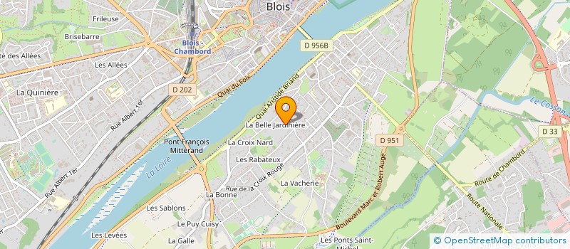 localisation de l'entreprise MONSIEUR CHRISTIAN SAVIGNARD  BLOIS