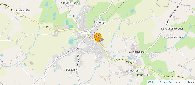 localisation de l'entreprise MONSIEUR CHRISTIAN SAVIN  COURLAY