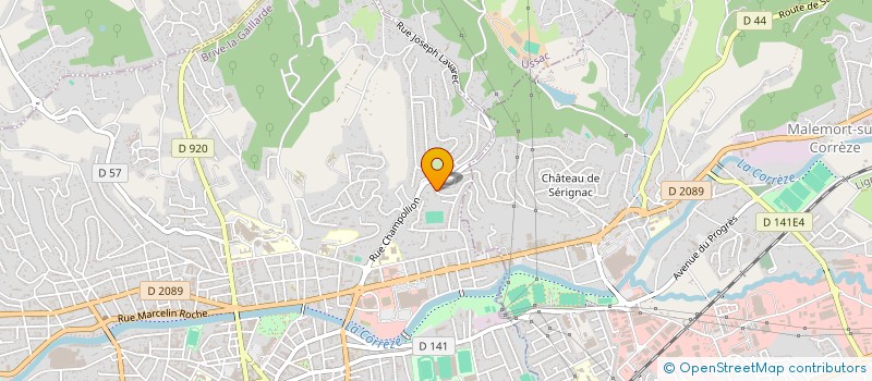 localisation de l'entreprise MONSIEUR CHRISTIAN SCAGGIARI  BRIVE-LA-GAILLARDE