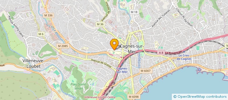 localisation de l'entreprise MONSIEUR CHRISTIAN SCALISI à CAGNES-SUR-MER
