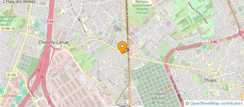 localisation de l'entreprise MONSIEUR CHRISTIAN SCHEIFF  CHEVILLY LARUE