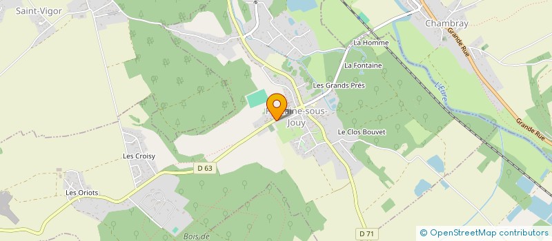 localisation de l'entreprise MONSIEUR CHRISTIAN SCHENA  FONTAINE-SOUS-JOUY