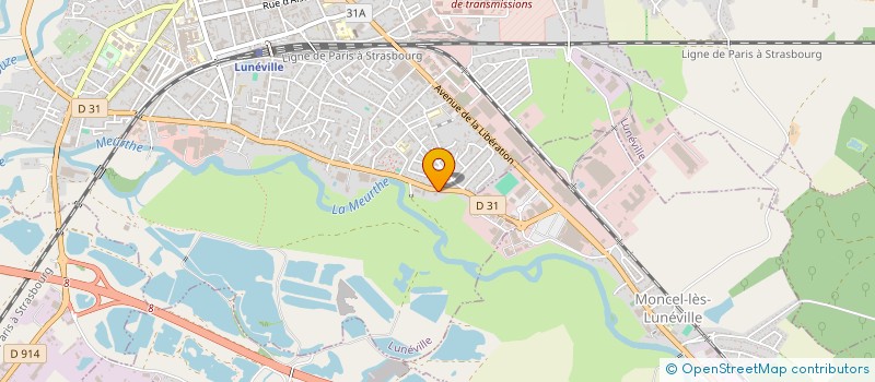 localisation de l'entreprise MONSIEUR CHRISTIAN SCHILLOT  LUNEVILLE