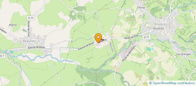 localisation de l'entreprise MONSIEUR CHRISTIAN SCHMITT  BEAULIEU