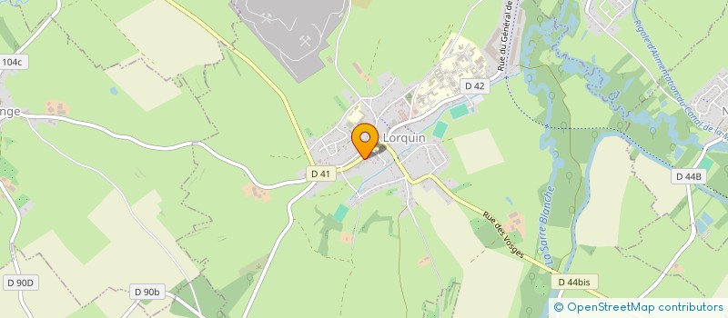 localisation de l'entreprise MONSIEUR CHRISTIAN SCHMITT  LORQUIN