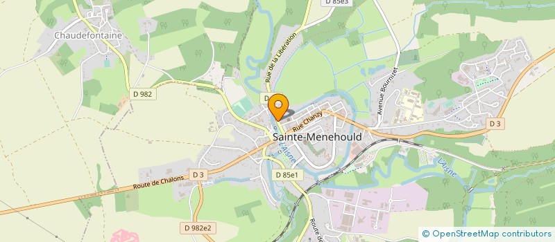 localisation de l'entreprise MONSIEUR CHRISTIAN SCHOENTGEN  SAINTE-MENEHOULD