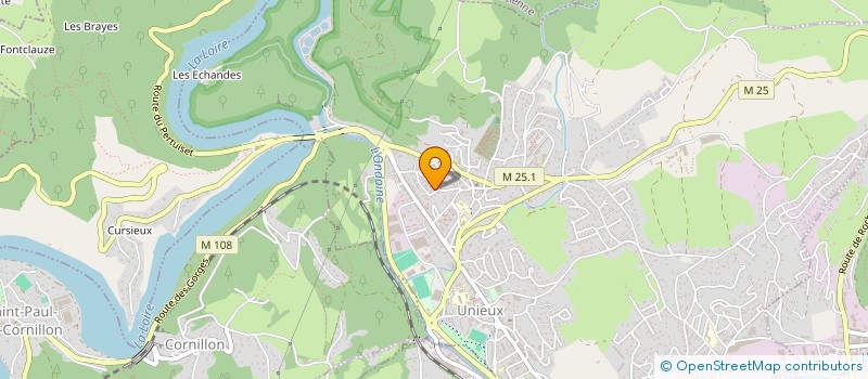 localisation de l'entreprise MONSIEUR CHRISTIAN SCHUT  UNIEUX