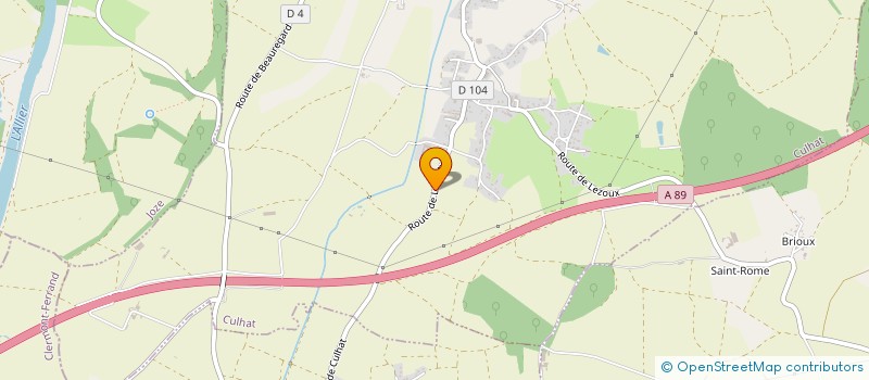 localisation de l'entreprise MONSIEUR CHRISTIAN SCHUTT  CULHAT