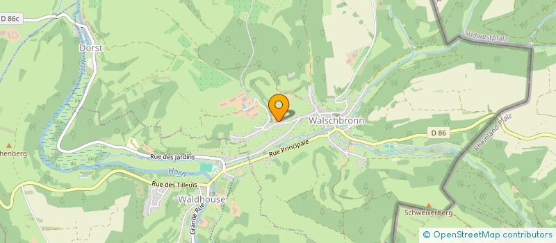 localisation de l'entreprise MONSIEUR CHRISTIAN SCHWALBACH  WALSCHBRONN