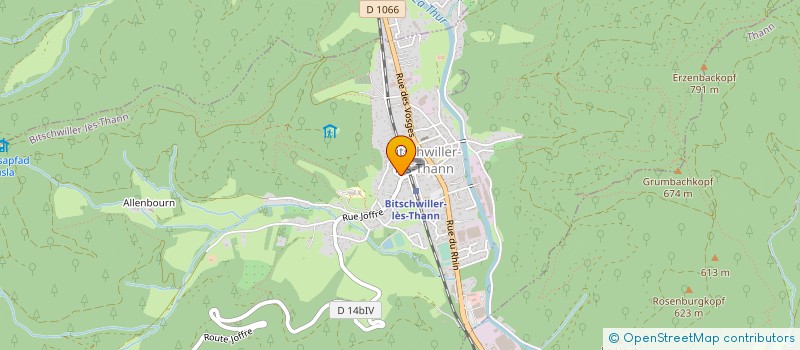 localisation de l'entreprise MONSIEUR CHRISTIAN SCHWERTZ à BITSCHWILLER-LES-THANN